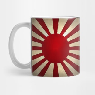 Weathered Imperial Japan Flag - Rising Sun Mug